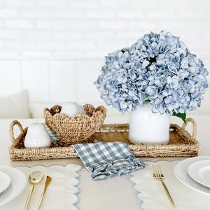 Juego de cuencos de algas marinas festoneadas de 2 vajilla natural decoración de presentación de comida atractiva productos vietnamitas al por mayor ecológicos - Product Image 5