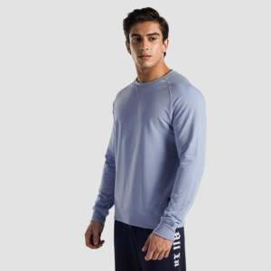 เสื้อสเวตเตอร์ผ้าโพลีเอสเตอร์ผ้าเกล็ดปลาสีฟ้ามีซิปขนาด XXS XS S M L XXL XXXL สำหรับออกกำลังกายในยิม - Product Image 1