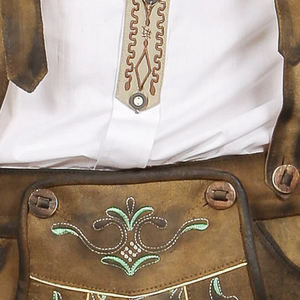 Trang Phục Nam Bavaria Ngắn Da Lộn Chính Hãng Trang Phục Lễ Hội Oktoberfest Cho Nam Đơn Giản OEM Lederhosen - Product Image 3