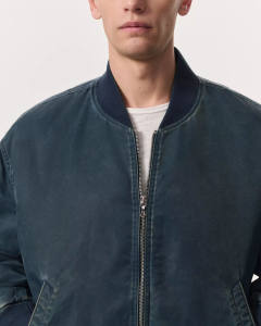 Blouson bombardier Offre Spéciale personnalisé de qualité supérieure pour hommes, veste universitaire en cuir de soie et laine, veste de baseball tendance pour le collège - Product Image 5