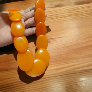 Trending Handmade Resin Necklaces Oval Beaded Premium Jewellery Women New Arrival Beaded Necklaces Trendy Jewellery for Sale - Product Image 4