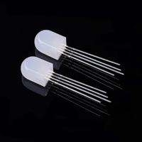 Diode LED UV Juhong 10 mm Super Flux Dimmable Certifiée ROHS, à trou traversant, à tête ronde, ultra-lumineuse, 365 nm