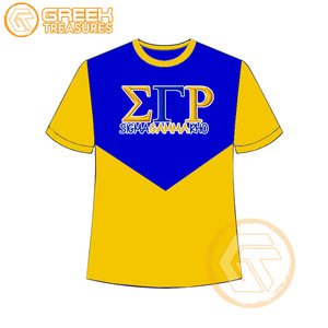 Vente en gros de t-shirt Sigma Gamma Rho pour femmes vêtements de sororité jersey de coton t-shirt respirant de haute qualité vêtements grecs pour femmes - Product Image 5