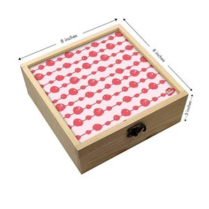 Caja de Joyería de Madera de Lujo Ecológica y Personalizable con Impresiones Hechas a Mano para un Almacenamiento y Presentación Elegantes a un Precio Accesible - Product Image 5