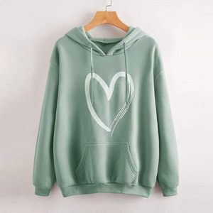Nuevo diseño OEM 100% algodón pulóver sólido logotipo personalizado bordado mujer sudadera ropa de calle para mujer sudaderas con capucha - Product Image 1