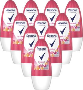 Déodorant Roll-On Herbal Rexona Tropical pour Femme, Lot de 10 x 50 ml, Parfum Frais et Naturel - Product Image 4