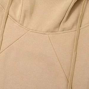 เสื้อฮู้ดดี้ผู้ชาย แขนยาว ผ้าฟลีซ แห้งเร็ว ระบายอากาศดี สีพื้น สำหรับฤดูหนาว สไตล์ลำลอง มีกระเป๋า  รับสกรีนโลโก้ - Product Image 3