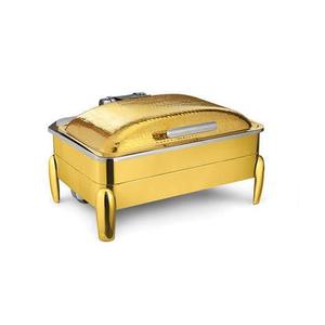 Chauffe-plat au design exclusif Équipement d'hôtel de mariage Chauffe-plat en acier inoxydable de style luxe - Product Image 6