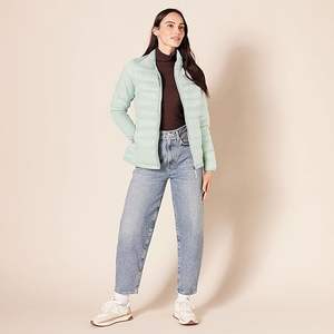 Manteau d'hiver en duvet personnalisé pour femmes, vestes rembourrées à capuche en coton à fermeture éclair noire de style punk imprimé - Product Image 6