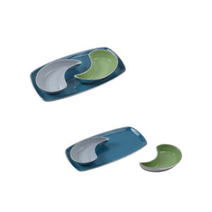 Tazón de comida de metal de aluminio de diseñador con el mejor acabado de esmalte de color y diseño de impresión Decoración festiva interior para el hogar - Product Image 6