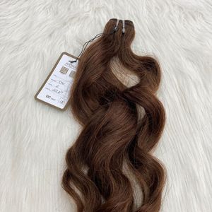 Gran oferta 100% cabello humano virgen vietnamita Clip-In onda profunda suelta suave ondulado marrón máquina de ondas naturales trama doble sin enredos - Product Image 5