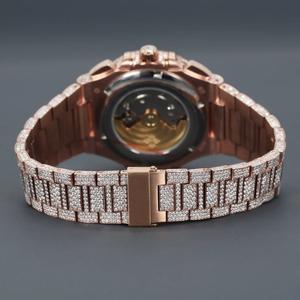 New Arrival Latest Original Leb Grown Diamond <b>Wrist</b> <b>Watch</b> Featuring With Stainless Steel Luxury Design Fashionable Jewelry - Product Image 3