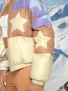 Meilleure vente Veste à capuche doudoune pour femmes sur mesure Vêtements d'hiver chauds et décontractés en polyester tissé respirant Vêtements taille optimisée - Product Image 4