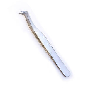 Pinces à épiler de haute qualité pour extensions de cils, antistatiques, en acier inoxydable, pour l'application de cils en volume et classiques, durables - Product Image 1