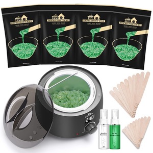 Lifestance ชุดแวกซ์กำจัดขนแบบพกพาสำหรับเท้าบนใบหน้าปรับแต่งได้ชุดแวกซ์ไม่เจ็บ - Product Image 1