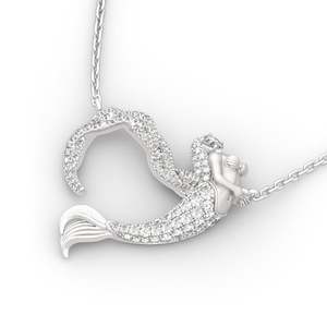 จี้เงินแท้รูปนางเงือกจาก Jeulia Ocean's Light ของขวัญวันวาเลนไทน์ - Product Image 3