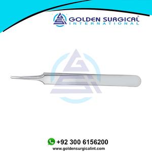 Fórceps quirúrgicos Osher Iris, mandíbulas texturizadas muy finas, fórceps oculares en ángulo, instrumentos de cirugía ocular - Product Image 6