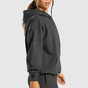 Sweat-shirts surdimensionnés en coton personnalisés pour femmes, sérigraphiés, respirants, fabriqués au Pakistan, OEM personnalisé, mode - Product Image 5