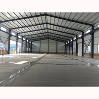 Almacén prefabricado con marco de acero, almacén de tienda industrial galpon con panel aislado estructuralmente