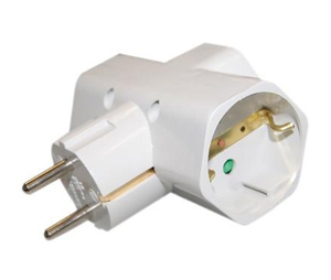 Adattatore triplo bianco TTL 16A 250V (GSC 10300006) - Product Image 1