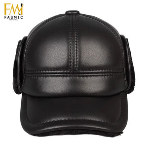 หมวกเบสบอลหนังแท้สำหรับ100% หมวกแก๊ปเบสบอล6แผงแบบสั่งทำผลิตโดยคอลเลกชันสง่างาม - Product Image 2