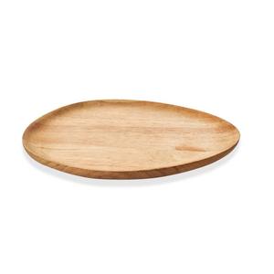 Bandeja de servicio de madera de acacia ecológica moderna con asas de metal Decoración de fiesta y boda de estilo americano - Product Image 6