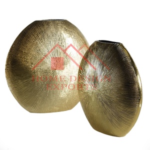 Mesa de flores de estilo americano para decoraciones de boda, Juego de 2 jarrones de flores de diamante - Product Image 1