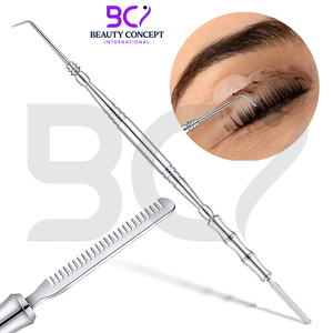 Outil de séparation des cils en acier inoxydable avec peigne pour salon de beauté crème lifting des cils - Product Image 2