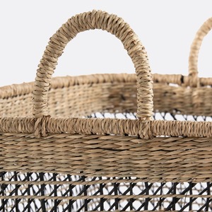 <b>Rectangular</b> Woven Grass <b>Basket</b> - Product Image 2