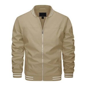 2025 primavera nuevo diseño de algodón chaqueta de diseño personalizado Streetwear Retro Vintage chaqueta de talla grande chaqueta de trabajo con cremallera personalizada para hombres - Product Image 1