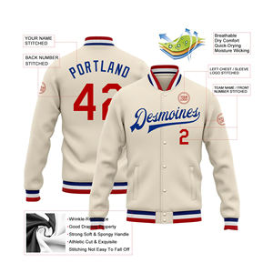 OEM personalizado Unisex Universidad Pop Chenille parches Logo bordado invierno Lettermen Varsity chaquetas con capucha a granel tela Vintage - Product Image 3