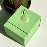 Boîte d'emballage de parfum en carton recyclable personnalisée avec impression offset et logo, boîtes cadeaux pliables créatives avec insert pour bougie