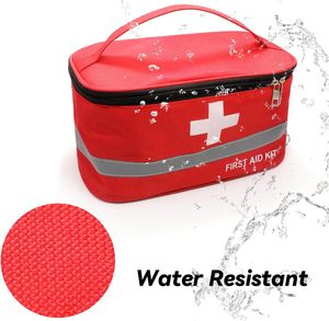 Portable Vintage Polyester Essential First Aid Storage <b>Bag</b> for Home Outdoor <b>Travel</b> Car Camping and Hiking Use - Product Image 4