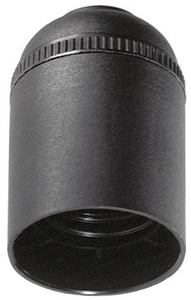 Portalampada E27 nero liscio (Solera 6829CLN-U) (Confezionato) - Product Image 1