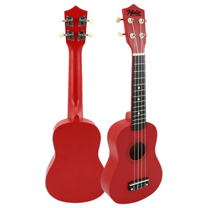 Kit de ukelele soprano rojo de 21 pulgadas con funda, correa y púas |   Midex UKX-901RD - Product Image 3