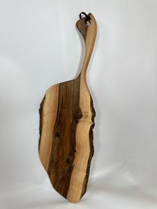 Planche à découper en bois multifonctionnelle pour la maison et les restaurants, planche à fromage avec un design créatif en osier tressé à la main - Product Image 2