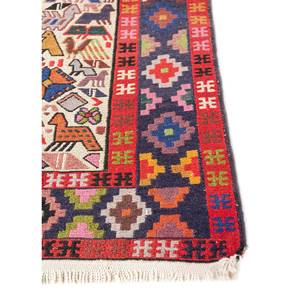 Alfombra Kiaan Azul de Lana y Seda Anudada a Mano Pae-5293 9x12 con Patrón de Medallón para Decoración de Sala de Estar para Adolescentes - Product Image 4