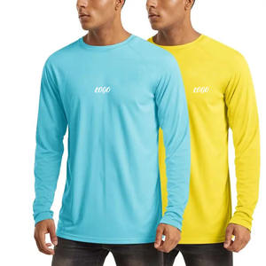 Custom Logo <b>Long</b> <b>Sleeve</b> <b>T</b>-<b>Shirts</b> Blank 300gsm Cotton <b>T</b> <b>Shirt</b> for <b>Men</b> - Product Image 1