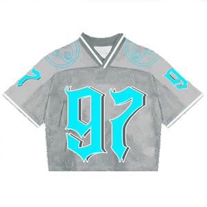 Dernier modèle Maillot de football américain Boxy Maillot d'été en maille 100% polyester Maillot de sport - Product Image 3