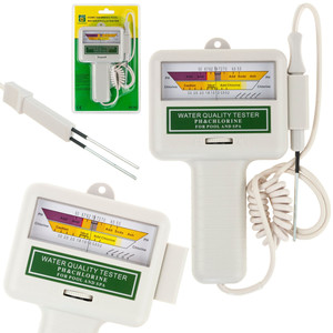 Medidor de pH para Piscinas ZW75, Medidor de Nivel de Cloro Preciso con Baterías - Product Image 1