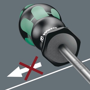 WERA 352 <b>Screwdriver</b> with 3 mm Size 100 mm Blade Length 2-Component Handle - Product Image 3