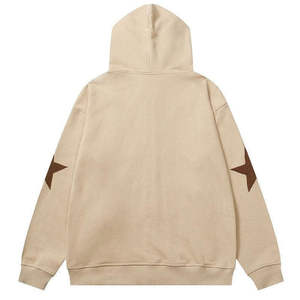 100% coton personnalisé Streetwear broderie impression pleine fermeture éclair à capuche Premium de haute qualité OEM fabricant hommes sweat - Product Image 5