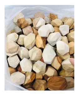 Blocs en bois bricolage pierre en bois Tumi Ishi jouets d'apprentissage pour enfants-Tumi Ishi pierre en bois jouet en bois - Product Image 1