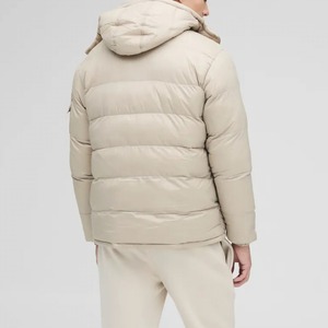 Veste d'hiver matelassée pour homme OEM, imperméable, à capuche, pour voyage, rembourrage matelassé, grande taille, veste matelassée, vêtements d'extérieur - Product Image 3