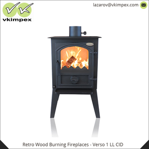 Classic Design Freestanding Type Installation Solid Fuel <b>Wood</b> Burning <b>Fireplaces</b> <b>for</b> Hotel, Villa, Apartment - Product Image 4