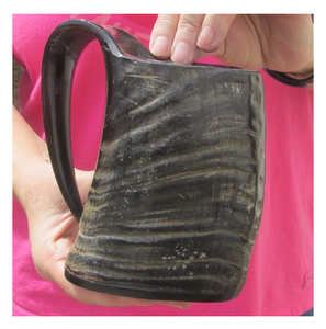 Mug en corne de buffle écologique avec poignée Vaisselle durable pour la maison, l'hôtel, le bar et les fêtes pour une utilisation en extérieur et au bureau - Product Image 3