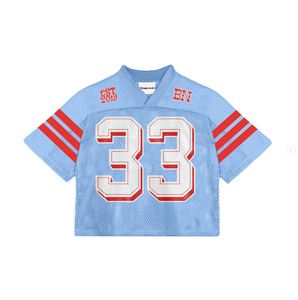 ชุดฟุตบอลอเมริกันวินเทจแบบย้อนยุคเสื้อเจอร์ซีย์สำหรับผู้ชายไซส์ใหญ่พิเศษพิมพ์ซับลิเมชันตามสั่ง - Product Image 4