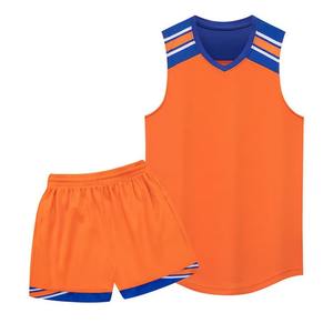 Conjunto de camiseta de baloncesto con combinación de colores impresa por sublimación completa personalizada ropa de baloncesto bordada cosida - Product Image 4