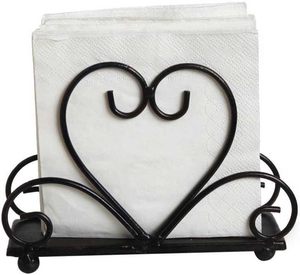 Nouveauté : Porte-serviettes en métal noir pour la décoration des restaurants et des hôtels à prix abordable - Product Image 3