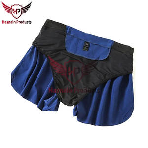Pantalones cortos de bambú personalizados para hombre para fitness, deportes, correr y ropa informal-Pantalones de entrenamiento transpirables para actividades de playa para hombres - Product Image 3